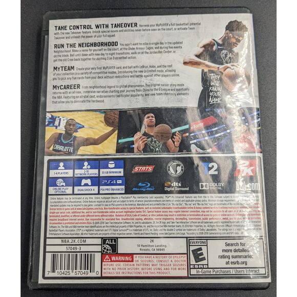 NBA 2K19 - PS4 - Tested/Working - Picture 3 of 3